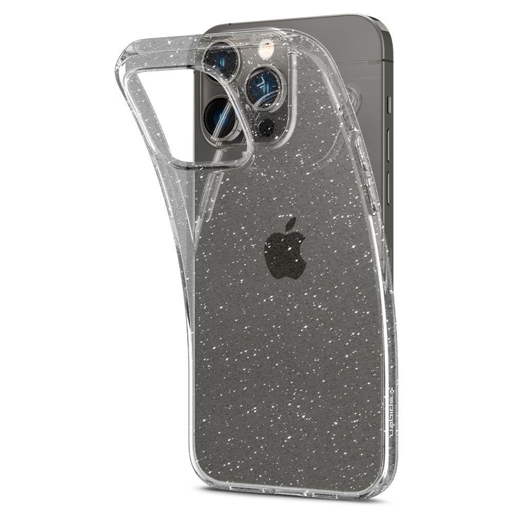 Чохол накладка для телефону Spigen Liquid Crystal Glitter для Apple iPhone 14 Pro Прозорий (ACS04954) - фото 4