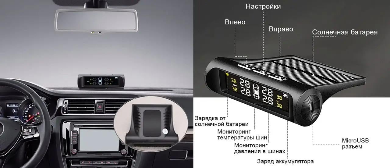 Система контролю тиску в шинах TPMS+Solar (1636999453) - фото 7