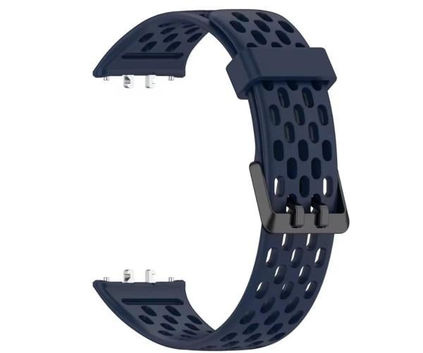 Ремешок силиконовый Air для смарт-часов Samsung Galaxy Fit 3 Темно-синий (49625)