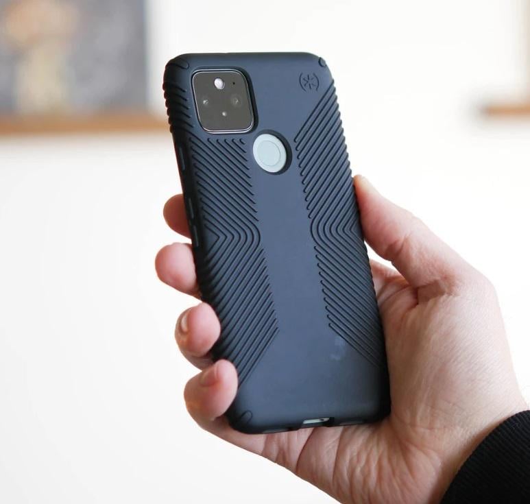 Чехол противоударный с антимикробным покрытием Speck Exotech Grip 138952-1041 для Google Pixel 5 (6") Black - фото 7