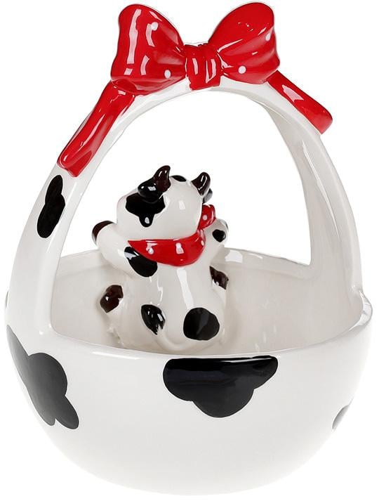 Цукерниця керамічна Корівка Глорія з ручкою 720 мл - фото 2 Цукерниця керамічна Корівка Глорія з ручкою 720 мл - фото 2