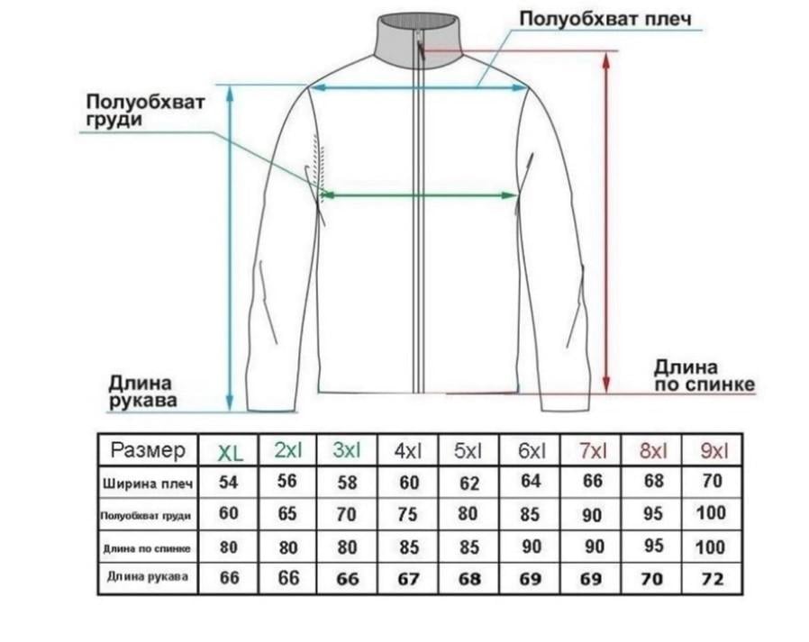 Толстовка мужская для нестандартного телосложения 2XL Черный (18271231) - фото 3