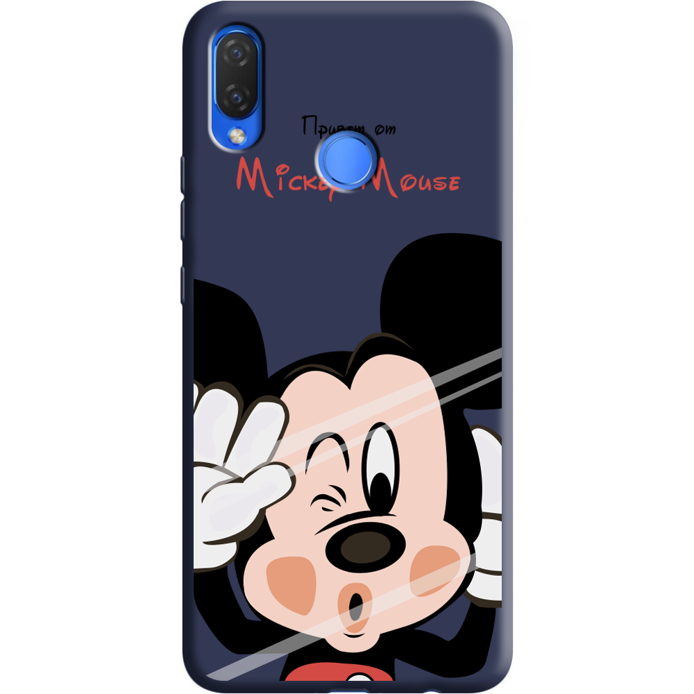 Чехол Boxface Huawei P Smart Plus Mister M Синий силикон (34912-cc58-36131)