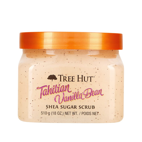 Скраб Tree Hut Tahitian Vanilla Bean Sugar Scrub органический сахарный для тела Таитянская ваниль 510 г