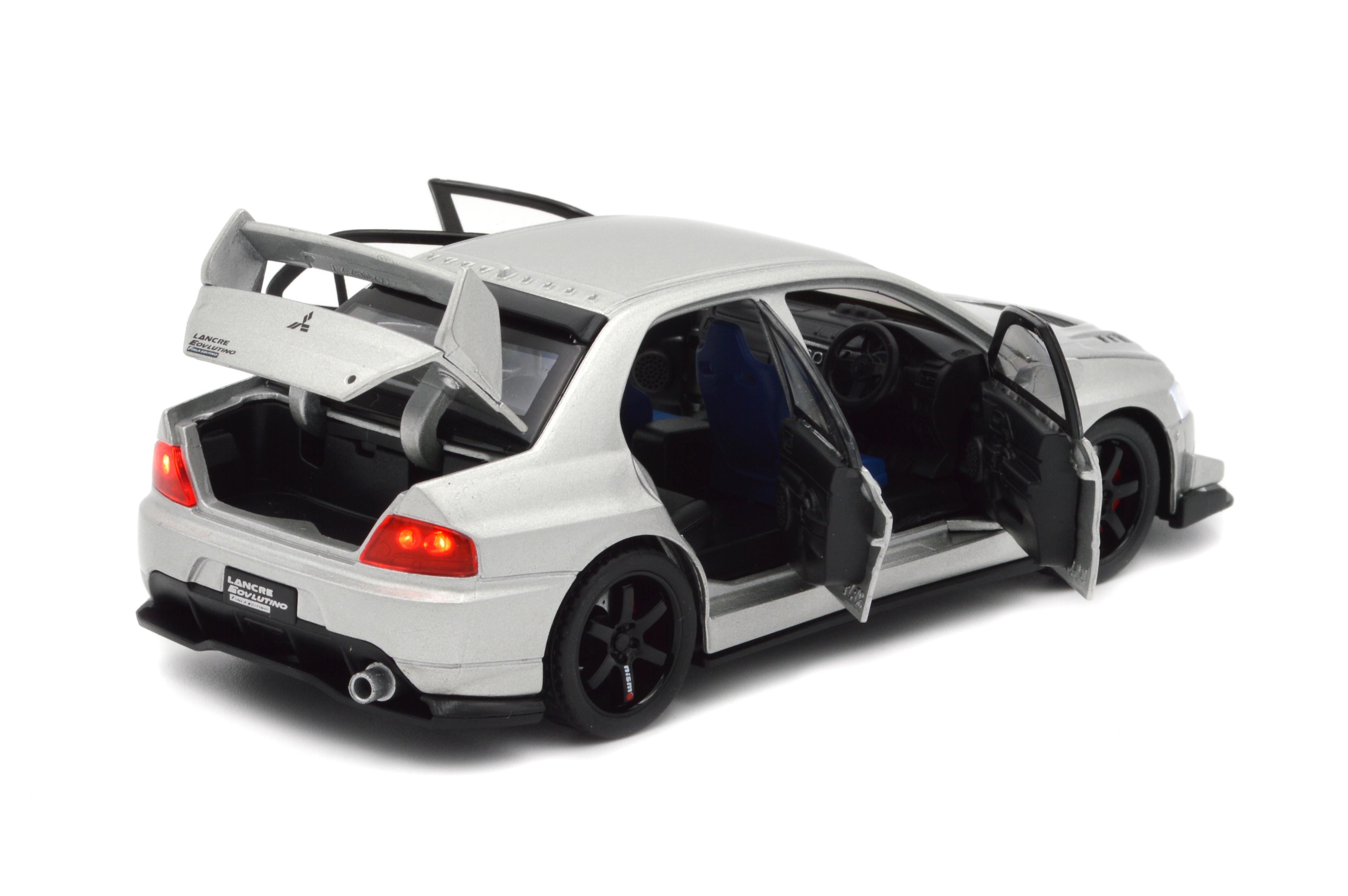 Іграшкова машинка металева Mitsubishi Lancer Evolution X 1:32 світло/звук/інерція/відкриваються двері (20651S) - фото 5 Іграшкова машинка металева Mitsubishi Lancer Evolution X 1:32 світло/звук/інерція/відкриваються двері (20651S) - фото 5