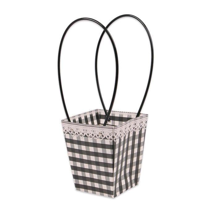 Набір паперових сумочок для квітів 39254 10 шт. Чорний (DR015594) Набір паперових сумочок для квітів 39254 10 шт. Чорний (DR015594)