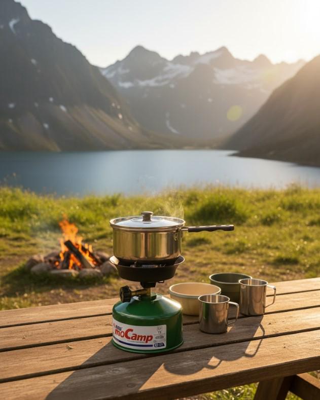 Газовий пальник портативний туристичний Зелений (2104618788) - фото 6 Газовий пальник портативний туристичний Зелений (2104618788) - фото 6