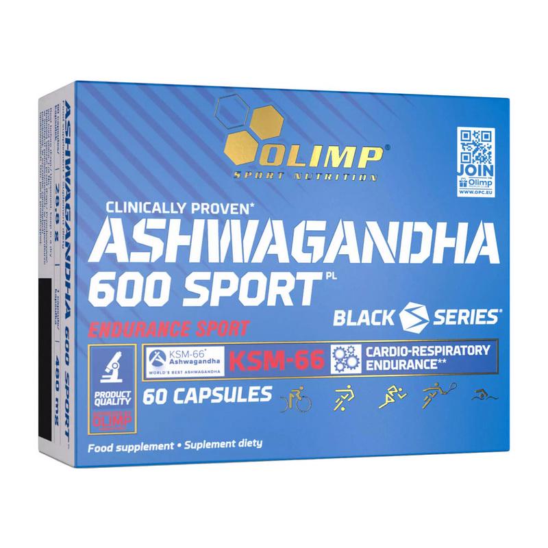 Ашваганда KSM-66 Olimp Ashwagandha 600 Sport 60 капс.