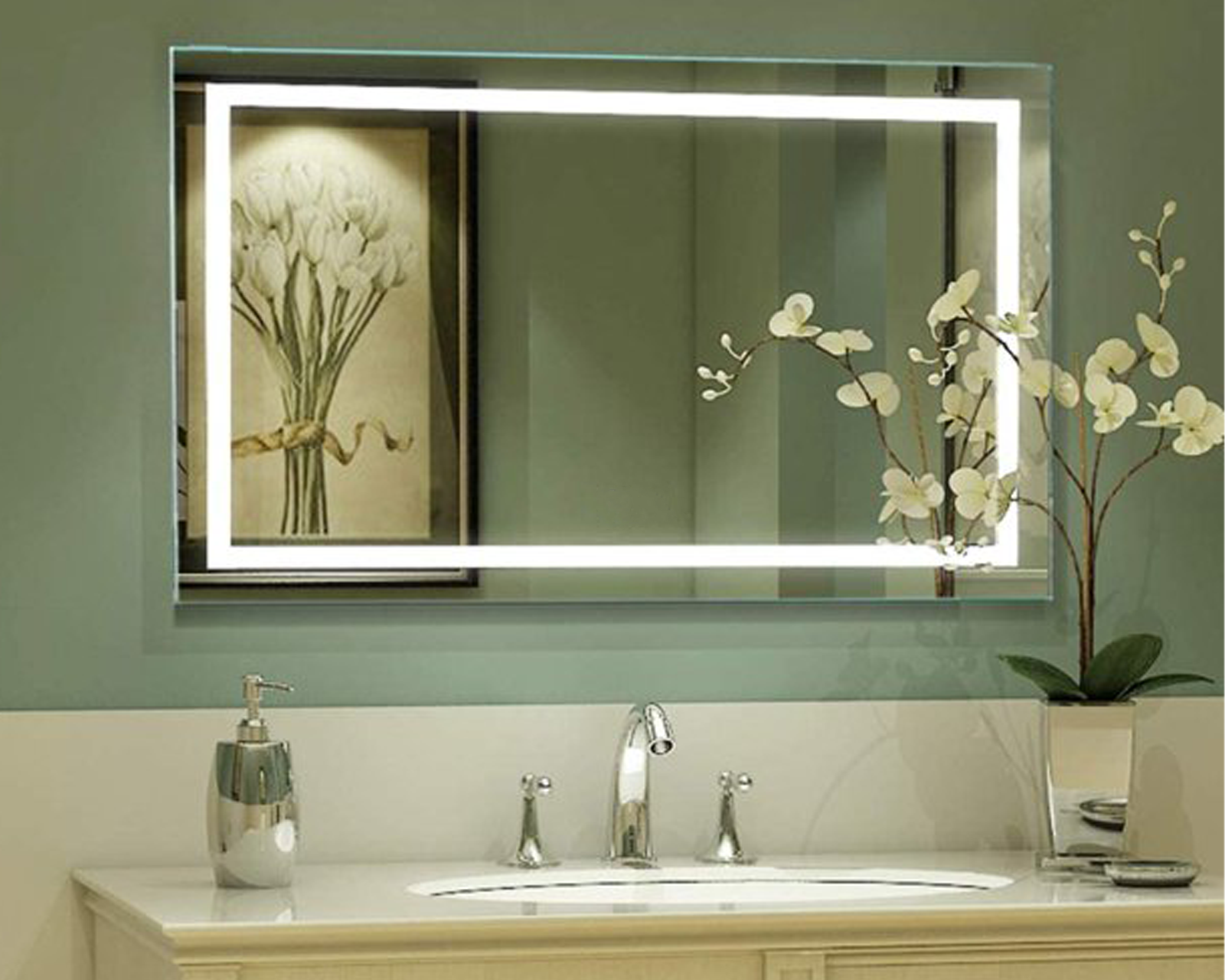 Зеркало с подсветкой Led в ванную комнату DecorLed 1200x700 (ZSDS-029) Зеркало с подсветкой Led в ванную комнату DecorLed 1200x700 (ZSDS-029)