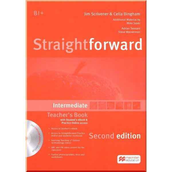 Книга для учителя Straightforward Second Edition Intermediate Teacher's Book with Student's eBook and Practice
