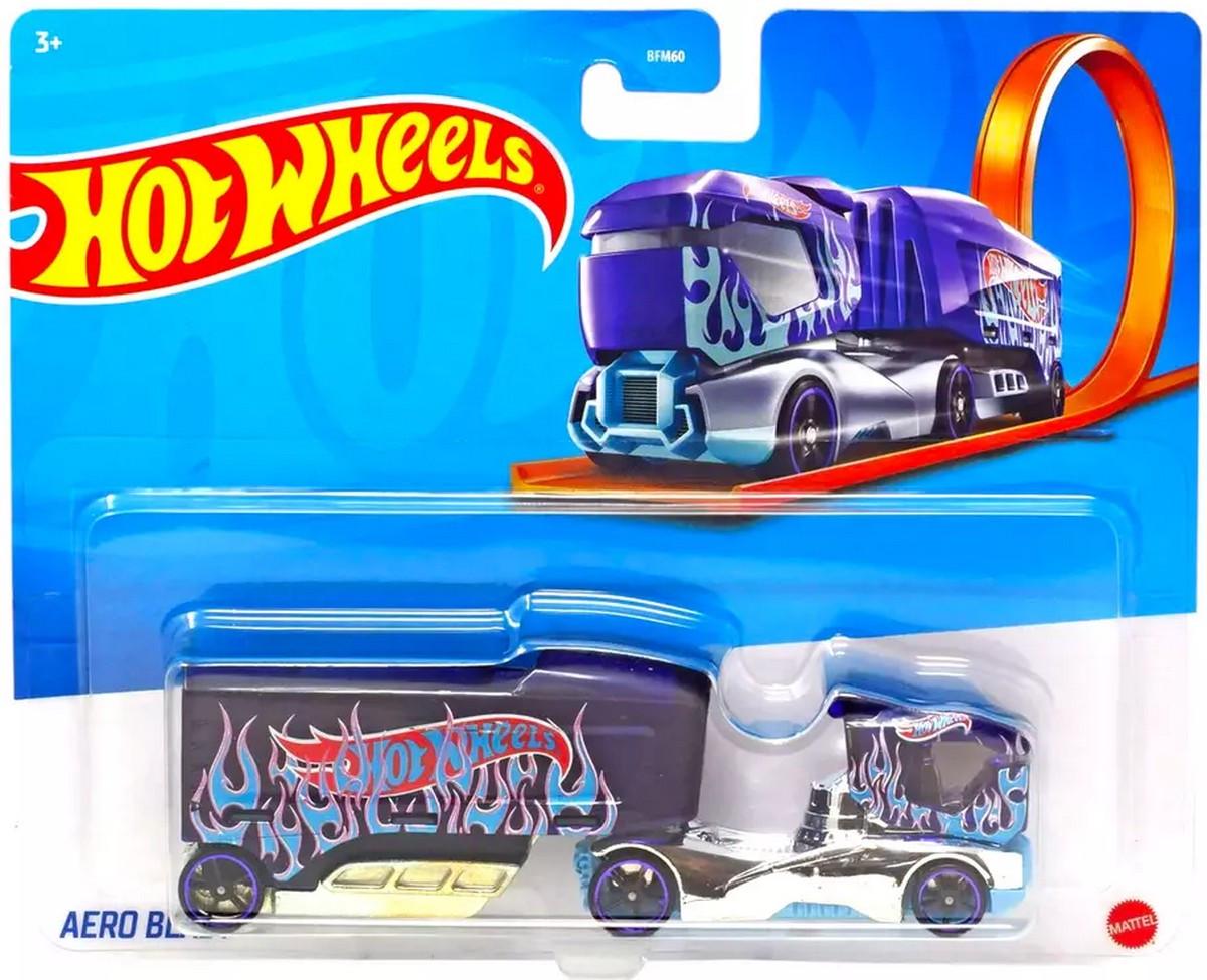 Игрушечный трейлер Hot Wheels Aero Blast 2022 Track Stars Haulers (BFM78)