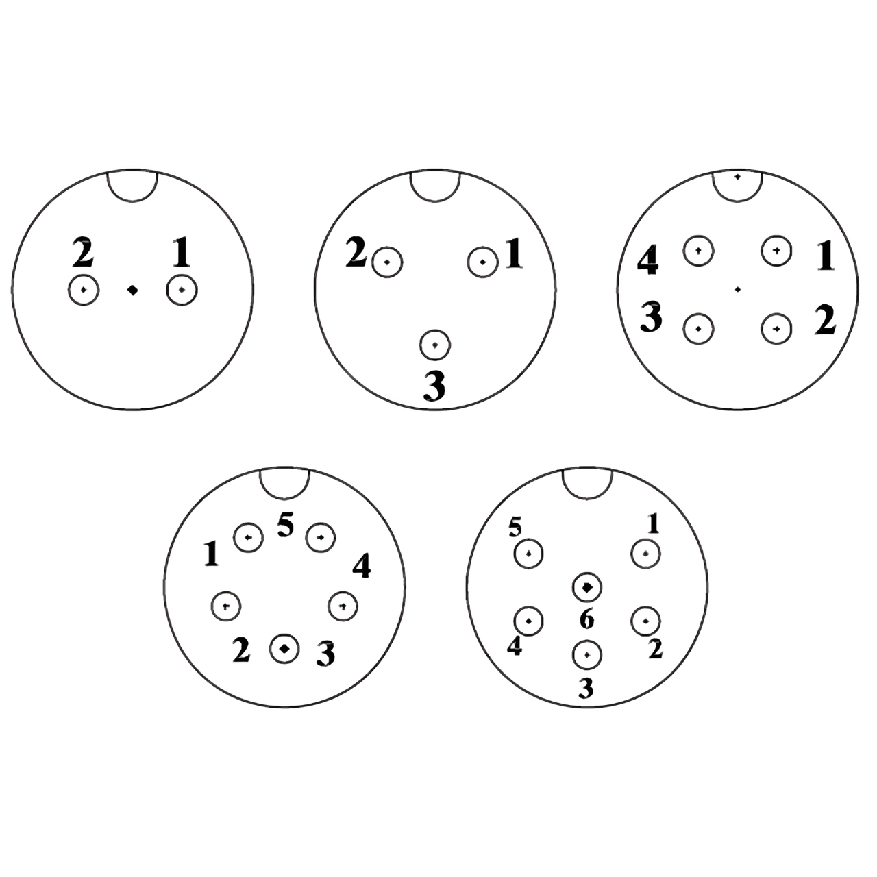 Роз'єм зʼєднувальний циліндричний GX12-12M-5A 5 pin розетка (2338917510) - фото 6 Роз'єм зʼєднувальний циліндричний GX12-12M-5A 5 pin розетка (2338917510) - фото 6