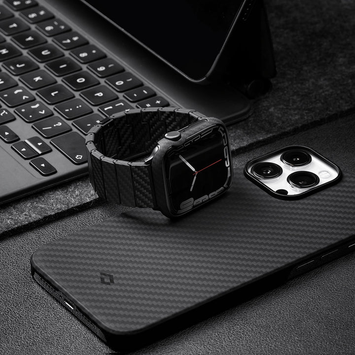 Набір Pitaka Air Case and Modern Carbon Fiber Watch Band for Apple Watch 7 45 mm (AWB1003, KW2002A) - фото 9 Набір Pitaka Air Case and Modern Carbon Fiber Watch Band for Apple Watch 7 45 mm (AWB1003, KW2002A) - фото 9