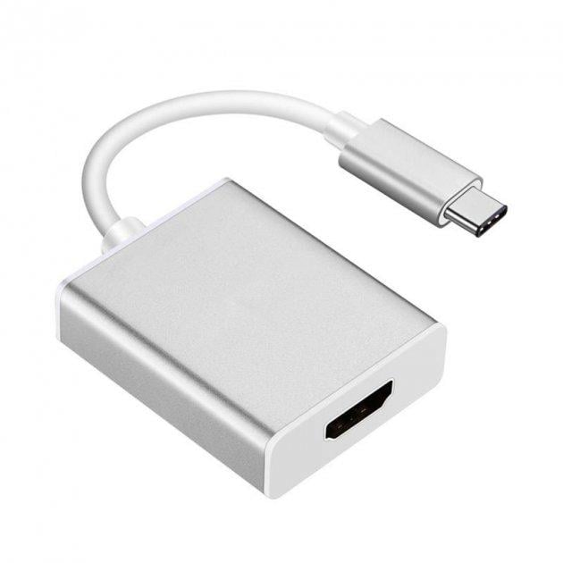 Адаптер STLab USB 3.1 Type-C to HDMI конвертер 720p/1080p Silver