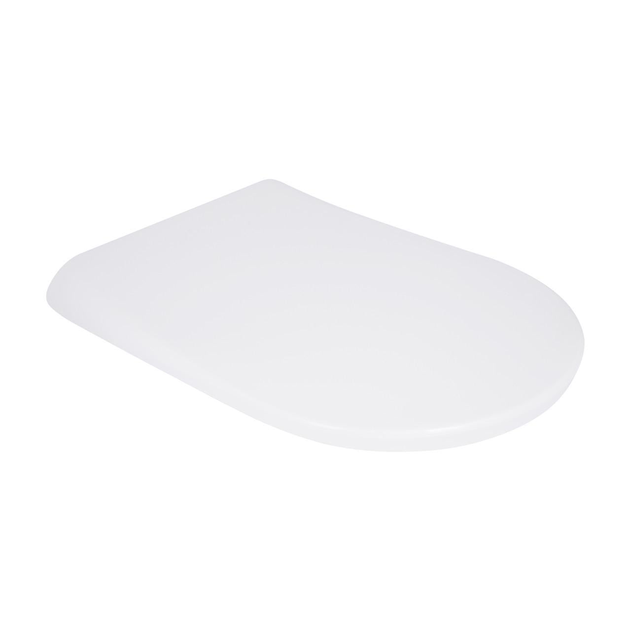 Сидіння для унітаза Robin 520/Scorpio 520 Qtap з мікроліфтом/Slim Duroplast/MagLock 465x363x60 мм White (QTSC179W48916)
