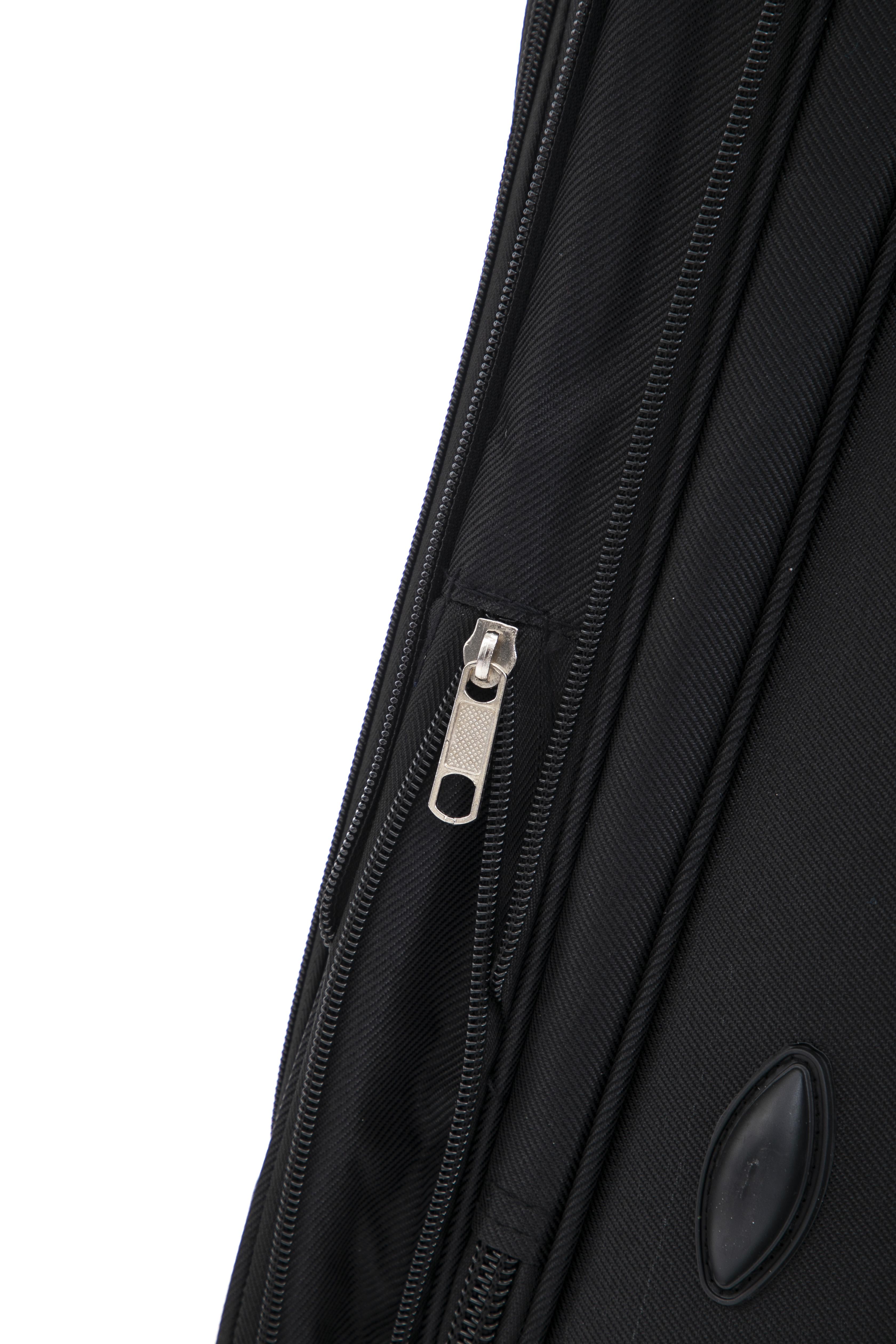 Чемодан Bonro Tourist 4 колеса 3 шт. Чорний (2193) - фото 9 Чемодан Bonro Tourist 4 колеса 3 шт. Чорний (2193) - фото 9