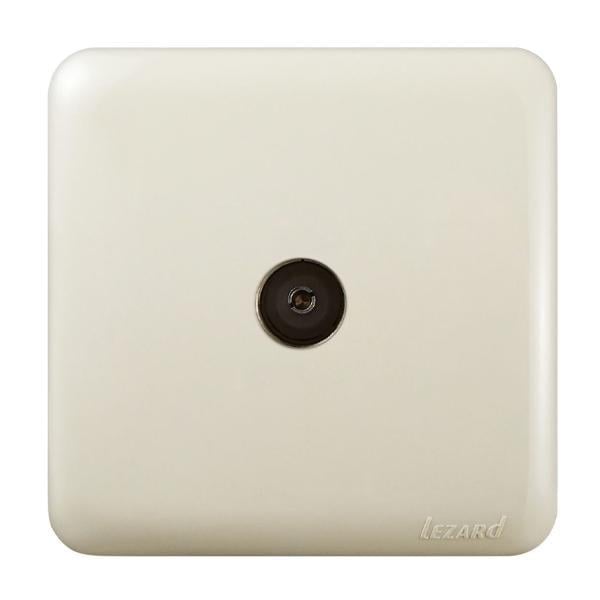 Розетка Lezard Viola телевизионная проходная Кремовый (751-0300-129)