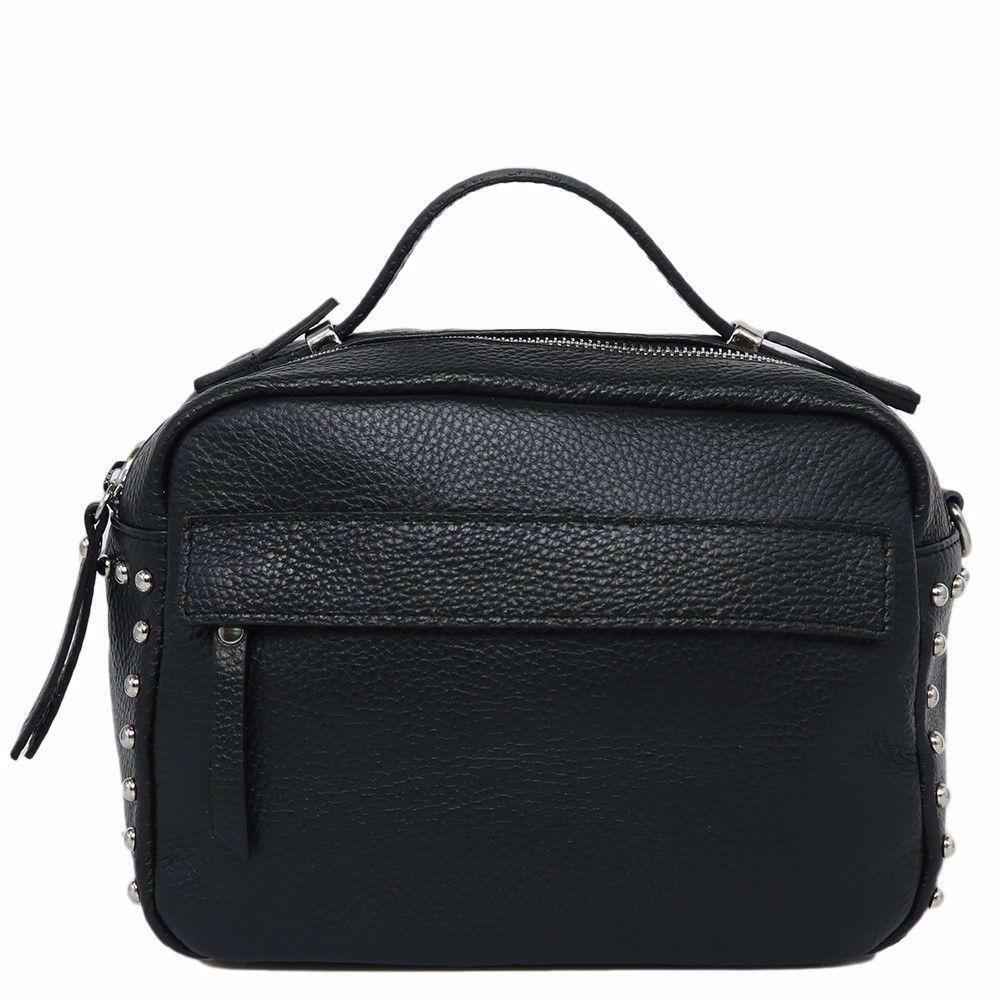 Жіноча сумка з короткою ручкою Royal Bag F-IT-054A Чорний (6123)
