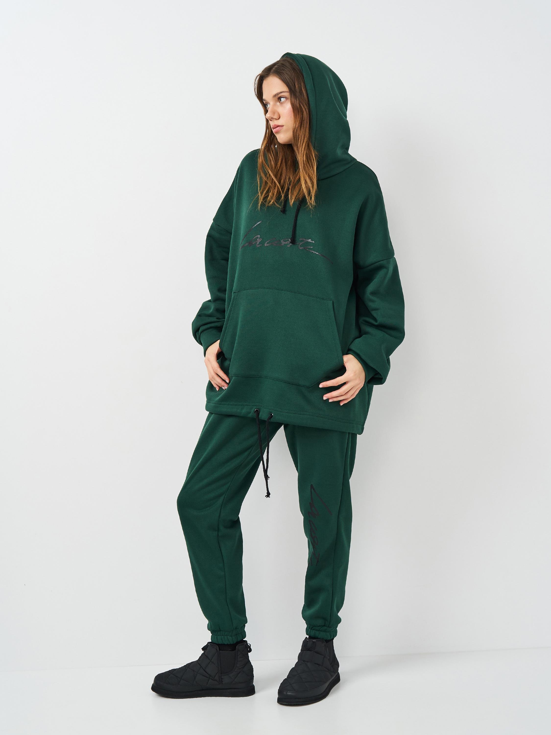Спортивный костюм женский елана на флисе р. 48 Зеленый (2287242593) - фото 2 Спортивный костюм женский елана на флисе р. 48 Зеленый (2287242593) - фото 2