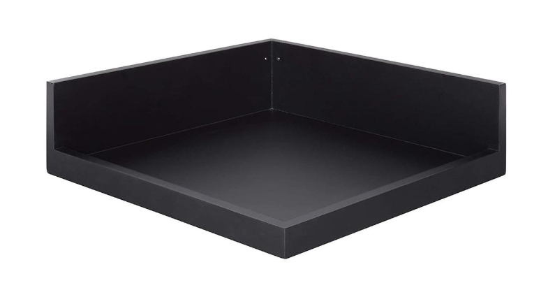 Полка настенная угловая из дерева Харабакоа Венге (УНП-000712)