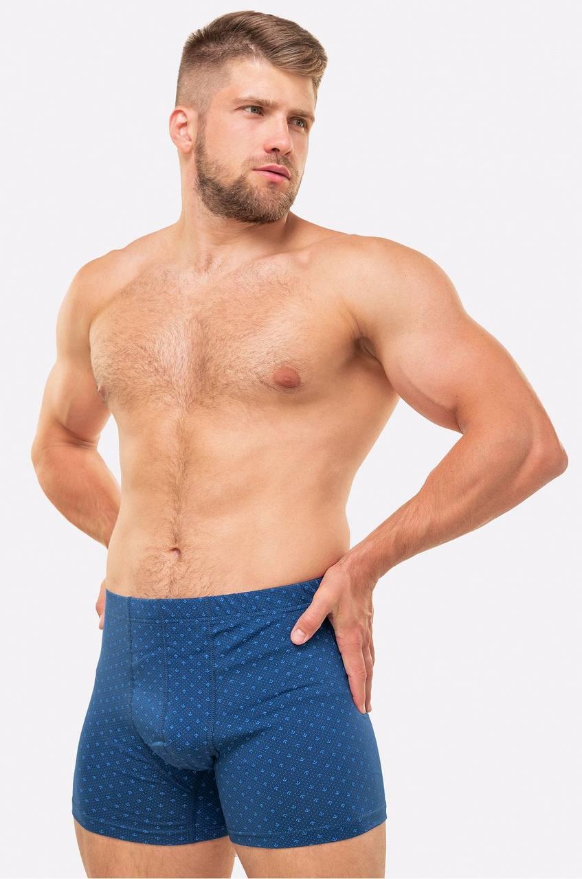 Трусы-боксеры мужские BAYKAR 2XL р. 52-54 Синий (1174-04)