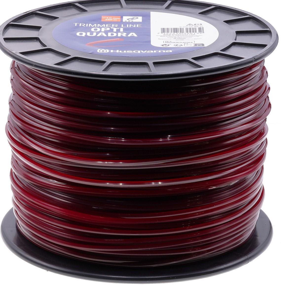 Леска косильная VJ Parts для триммера H 3,0/240 м Quadra Spool Red (5908464-06)