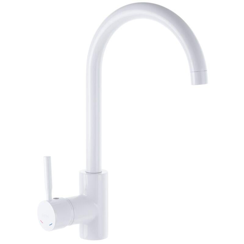 Смеситель для кухни Haiba Hans 011 White (HB0165)