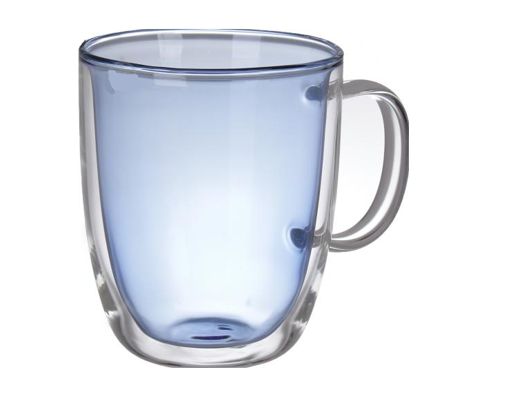 Набір чашок Flamberg Sparkle Blue 540 мл 2 шт. (ЧШ82)