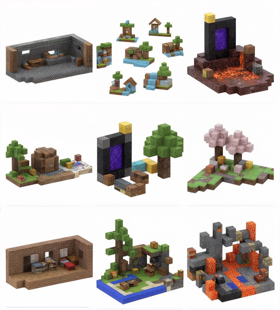 Конструктор магнитный майнкрафт Magnetic Cube джунгли амазонки 48 дет. (10368) - фото 4 Конструктор магнитный майнкрафт Magnetic Cube джунгли амазонки 48 дет. (10368) - фото 4