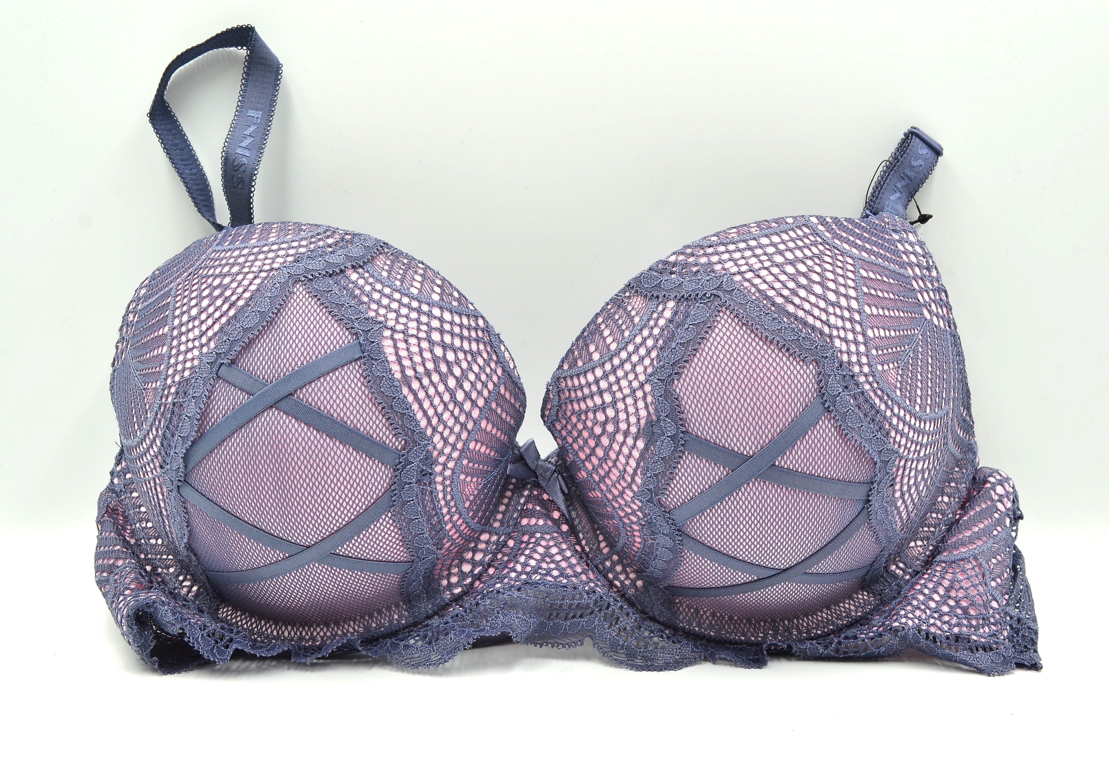 Бюстгальтер женский чашка C Weiyesi 7008 Push up, 80C Графитовый