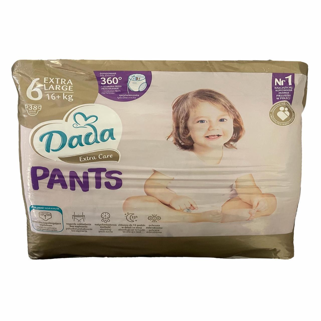 Підгузки-трусики Dada Extra Care 6 Extra Large 16+ кг 38 шт. (2490086202)