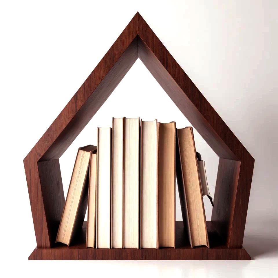 Полка книжная настольная из дерева Риками Савоярди (КПА-037915)