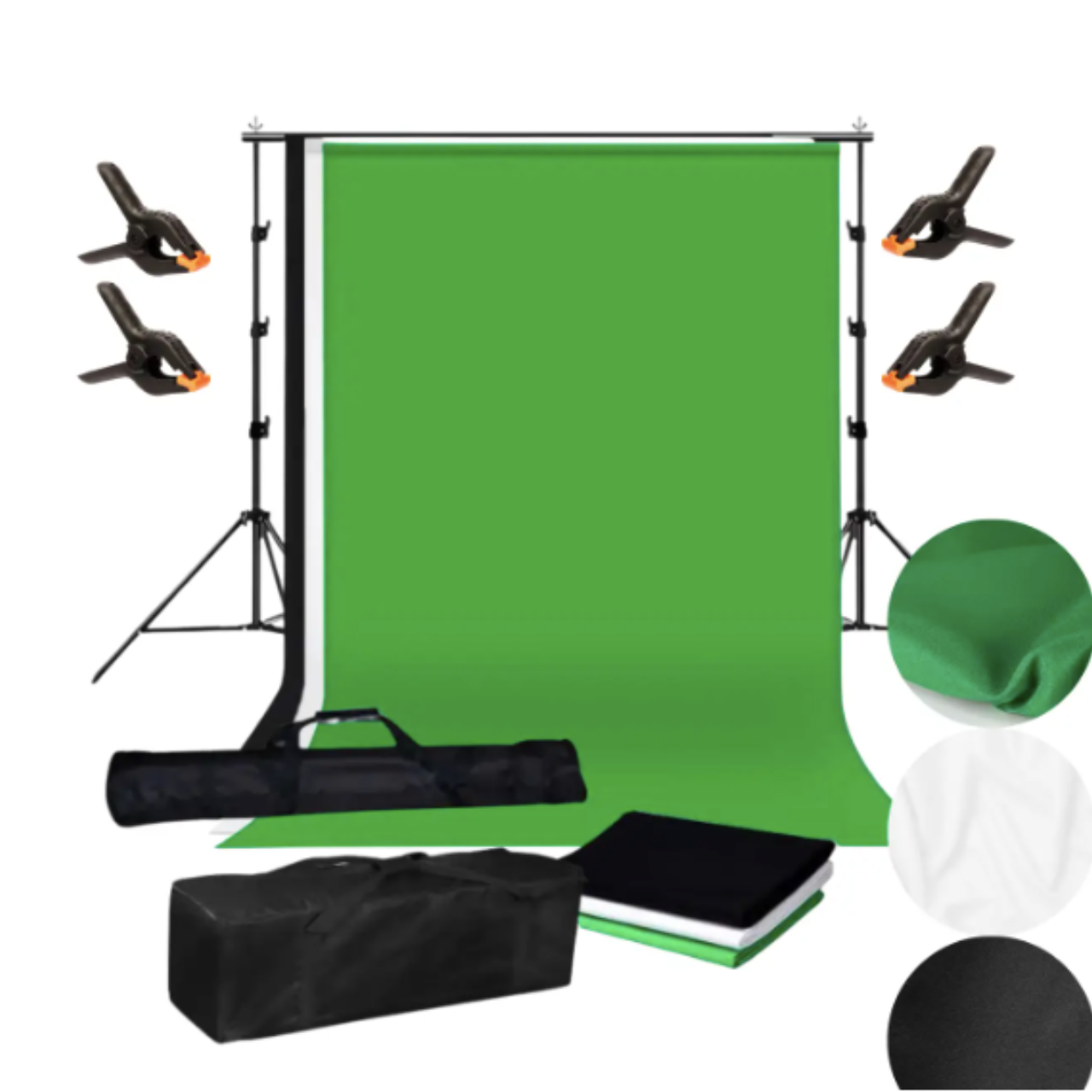 Комплект постоянного света набор софтбоксов/фоны со стойкой/лампы 150W с регулировкой режима освещения (25070158) - фото 5 Комплект постоянного света набор софтбоксов/фоны со стойкой/лампы 150W с регулировкой режима освещения (25070158) - фото 5