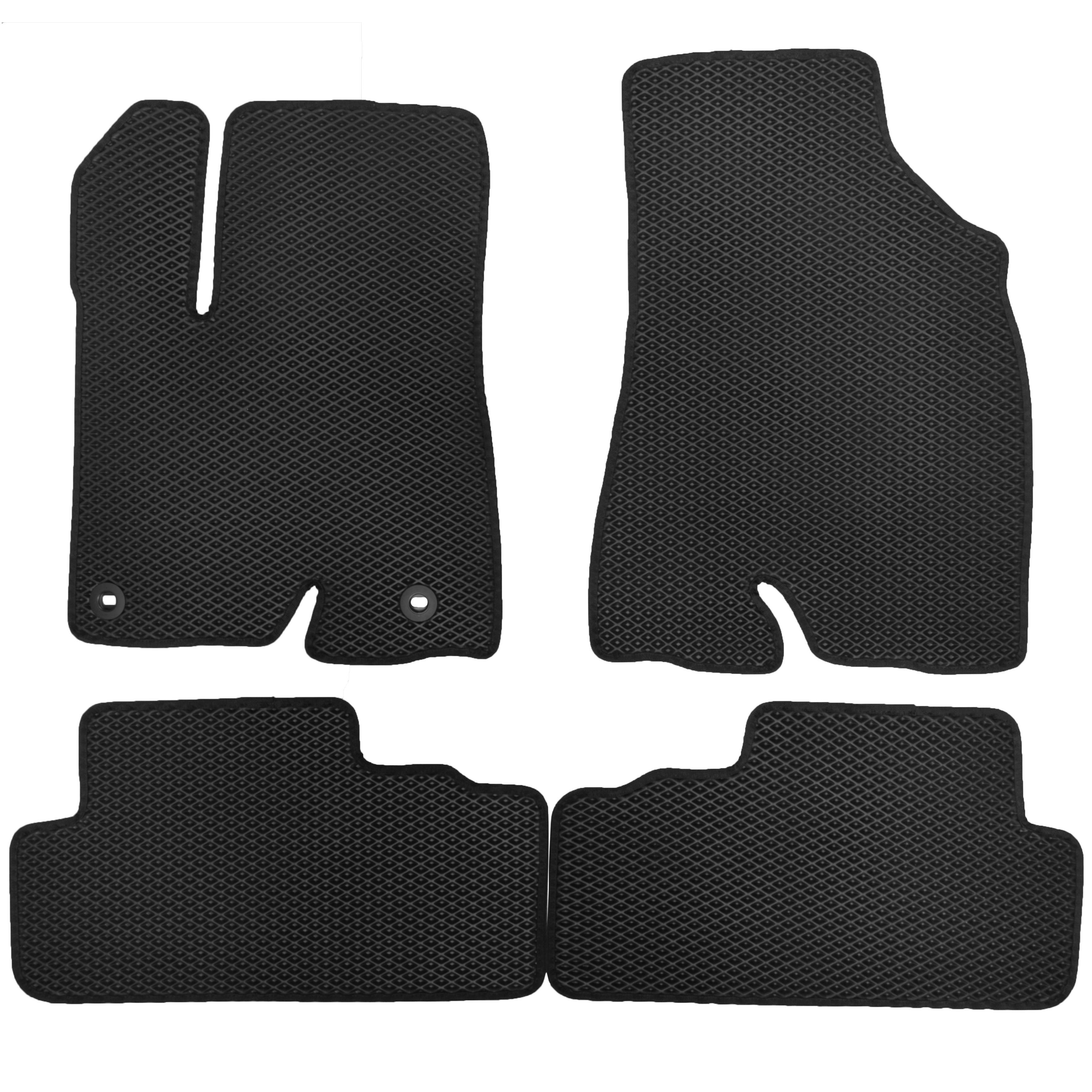 Коврики в салон для Toyota Highlander '14- EVA-полимерные Черный (150614)