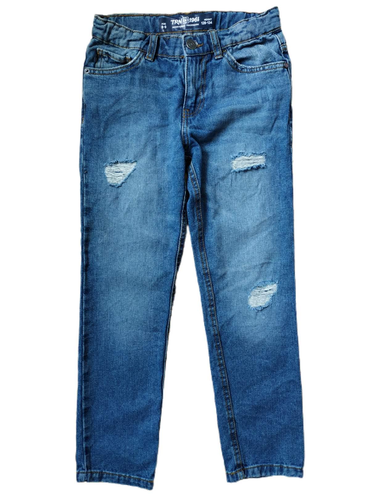 Джинсы Terranova для мальчика 128-134 размер Синий (405870)