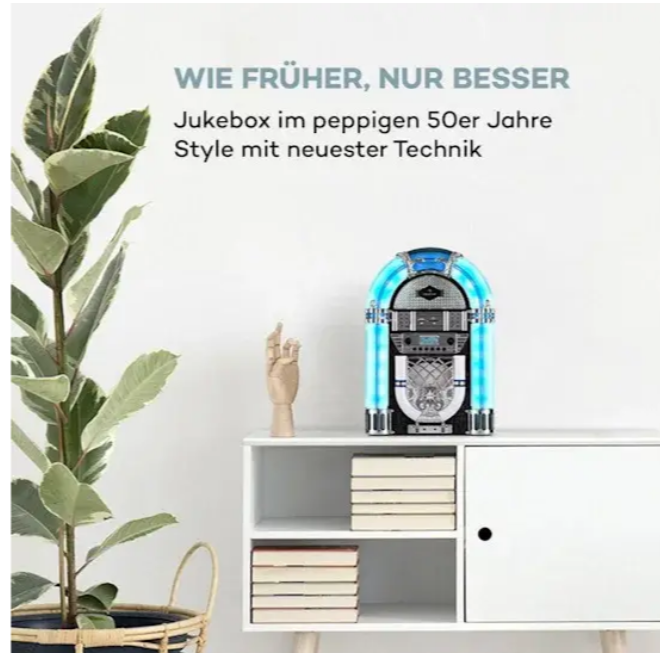 Стереосистема/музичний центр Auna Arizona DAB+/USB/DAB+/FM-радіо із підсвіткою (10038371) - фото 3