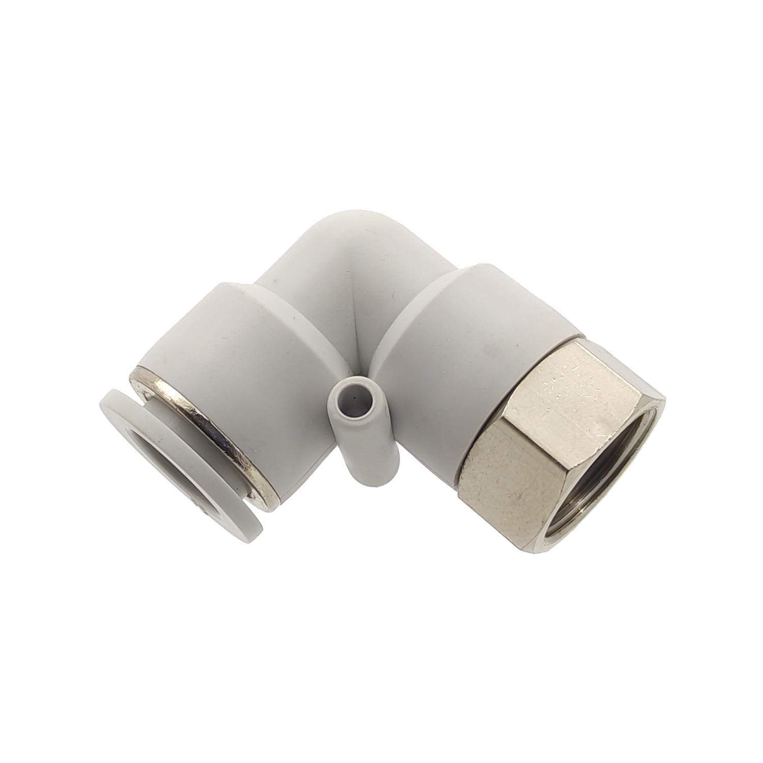 Угловой цанговый пневматический фитинг с внутренней резьбой TP XPLF 12-G03