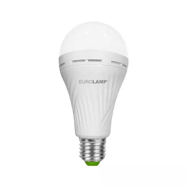 Лампа светодиодная Eurolamp LED с аккумулятором А70 12W E27 4500K (14001227) - фото 2