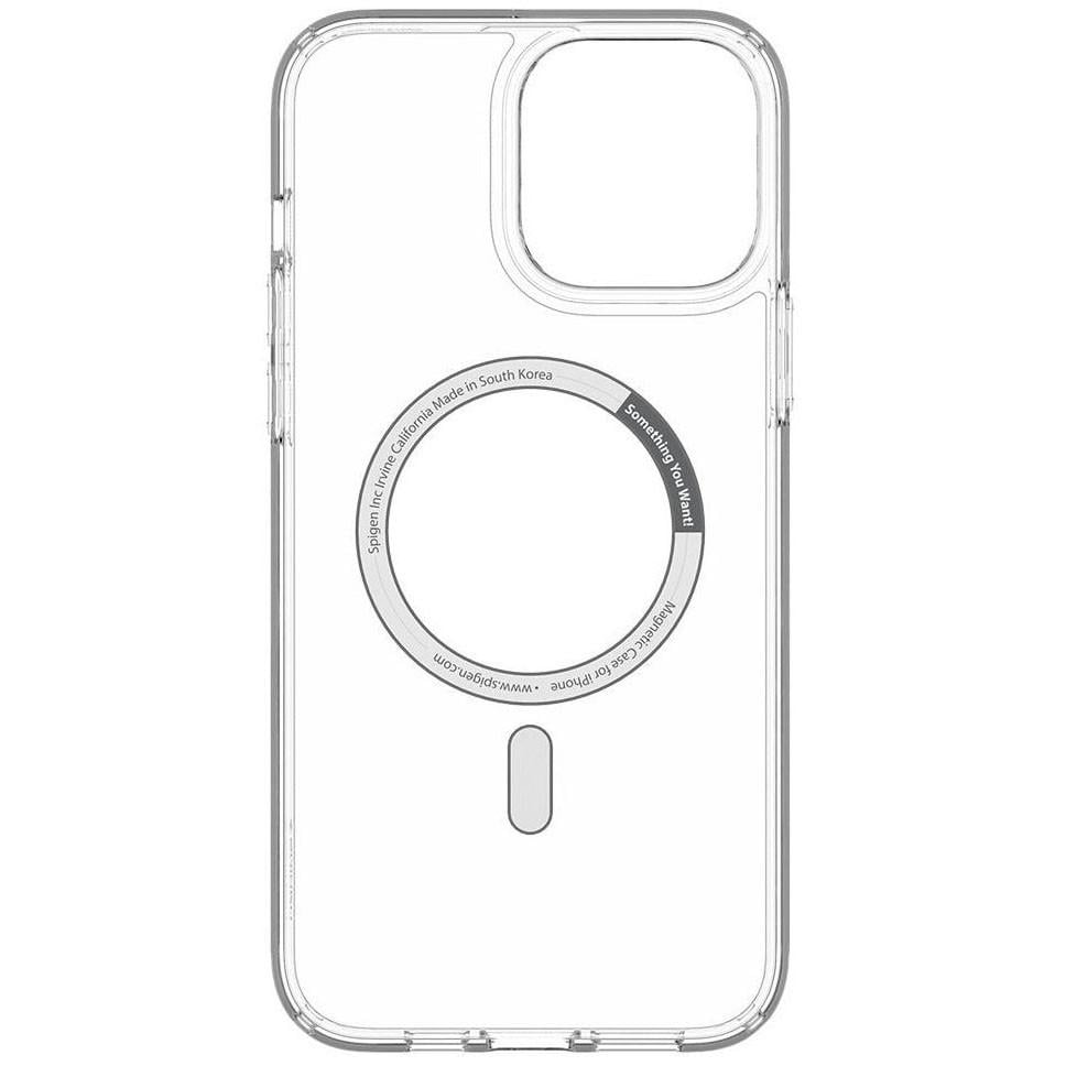 Прозорий чохол накладка Spigen Ultra Hybrid Case with MagSafe for iPhone 13 Pro Max, Graphite (ACS03211) - фото 3