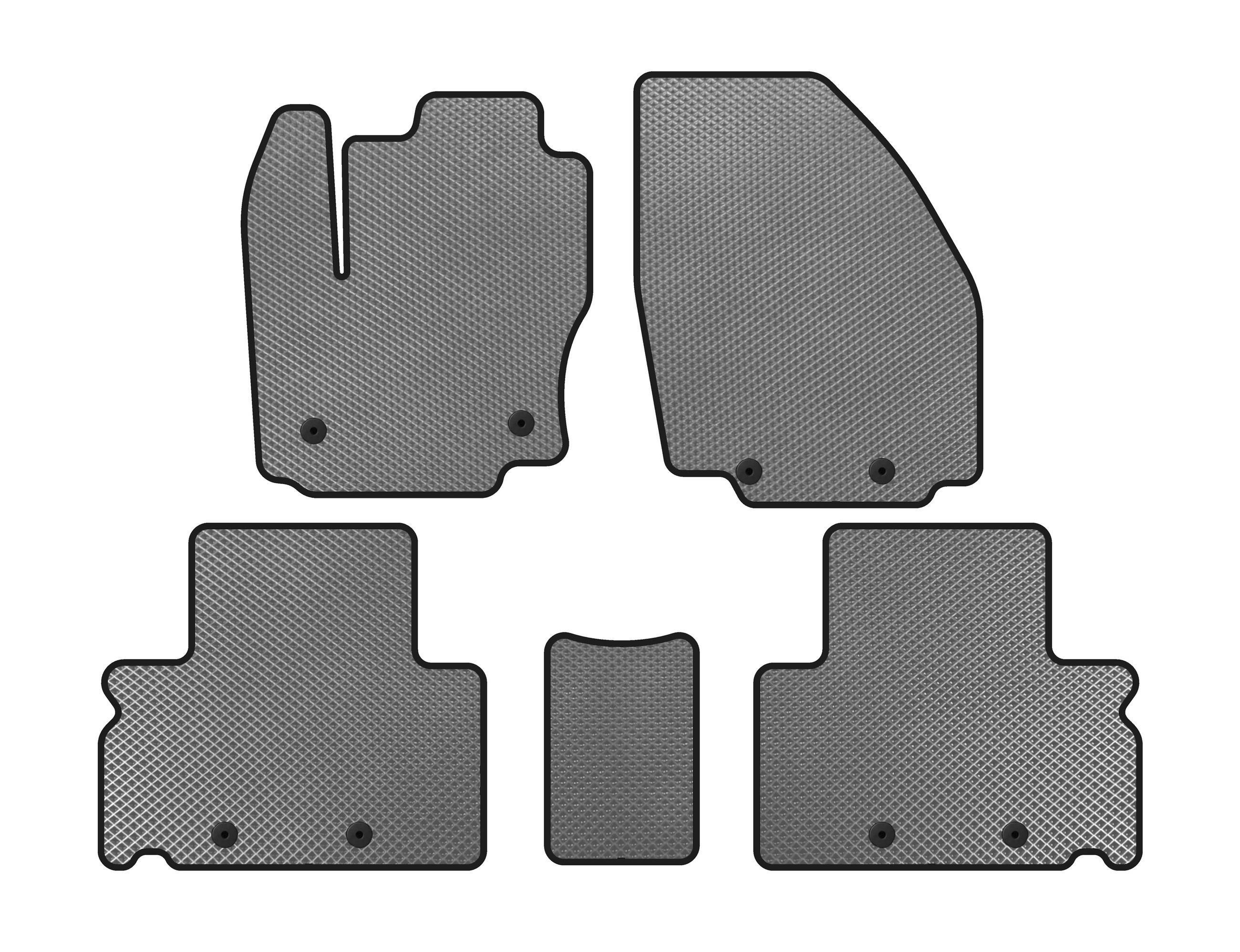Коврики Digital Designs EVA для Ford S-Max 2007-2014 гг. этилвинилацетат Серый (143068)