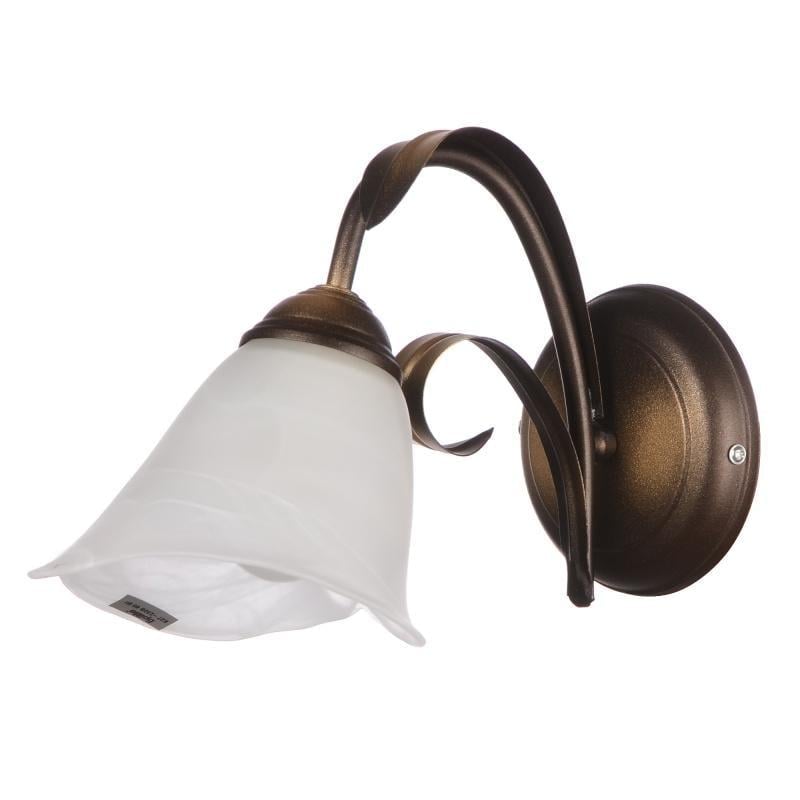 Бра настенное накладное BKL-468W/1 E27 BR флористика (26-264)