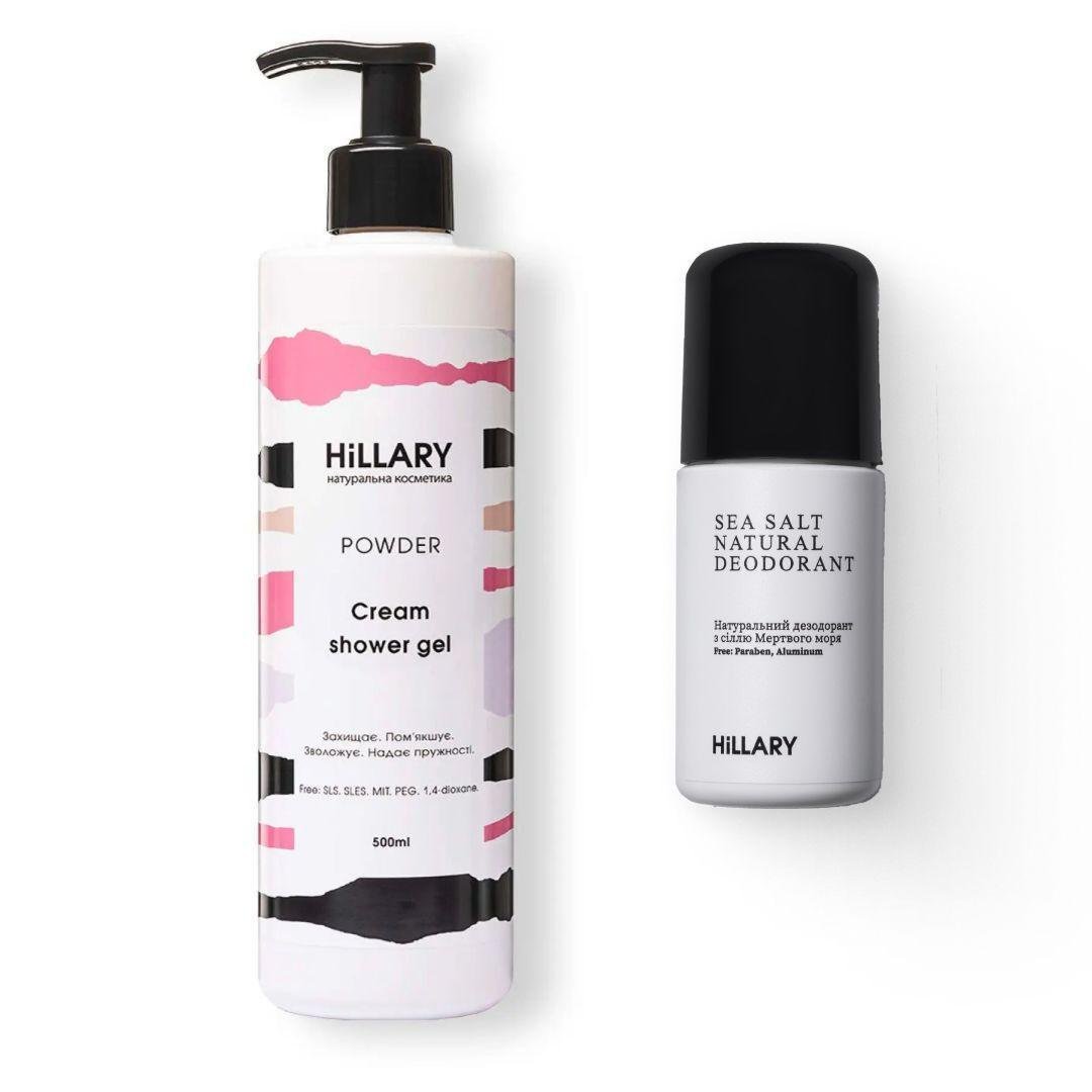 Дезодорант з сіллю Мертвого моря + крем-гель для душу