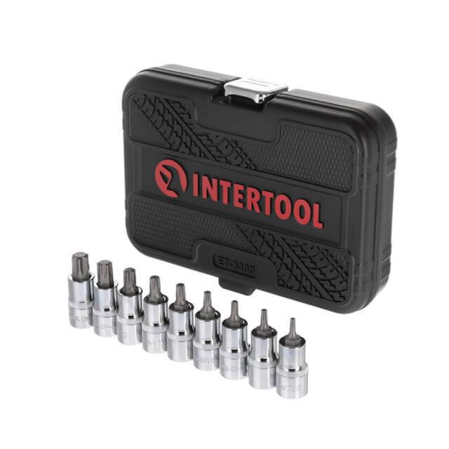 Набір біт Intertool ET-8400 TORX STORM S2 1/2" T20-T60 55 мм - фото 2