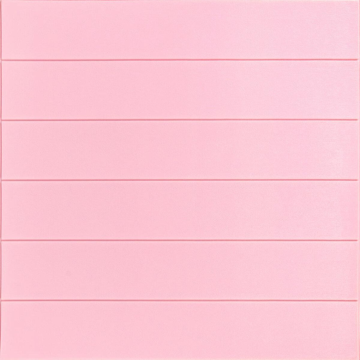 3D-панель самоклеящаяся под дерево 700x700x4 мм Розовый (SW-00001384)