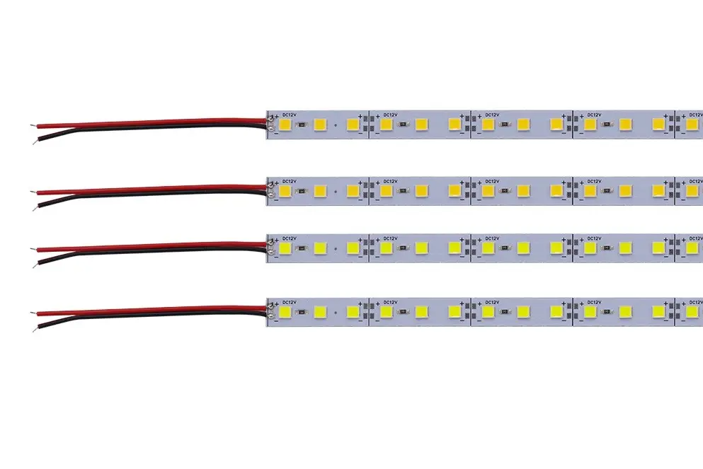 Светодиодная линейка SMD5054 72 LED 12В 15Вт IP20 6000K 1000мм (5791)