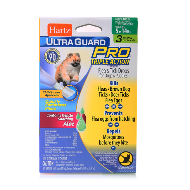 Краплі від бліх і кліщів для цуценят і собак від 2 до 6 кг Hartz UltraGuard Pro (H51746)