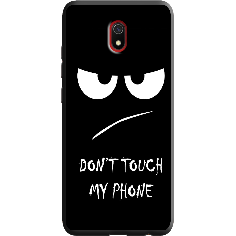 Чехол Boxface Xiaomi Redmi 8A Don't Touch my Phone Черный силикон (38341-up535-38671)