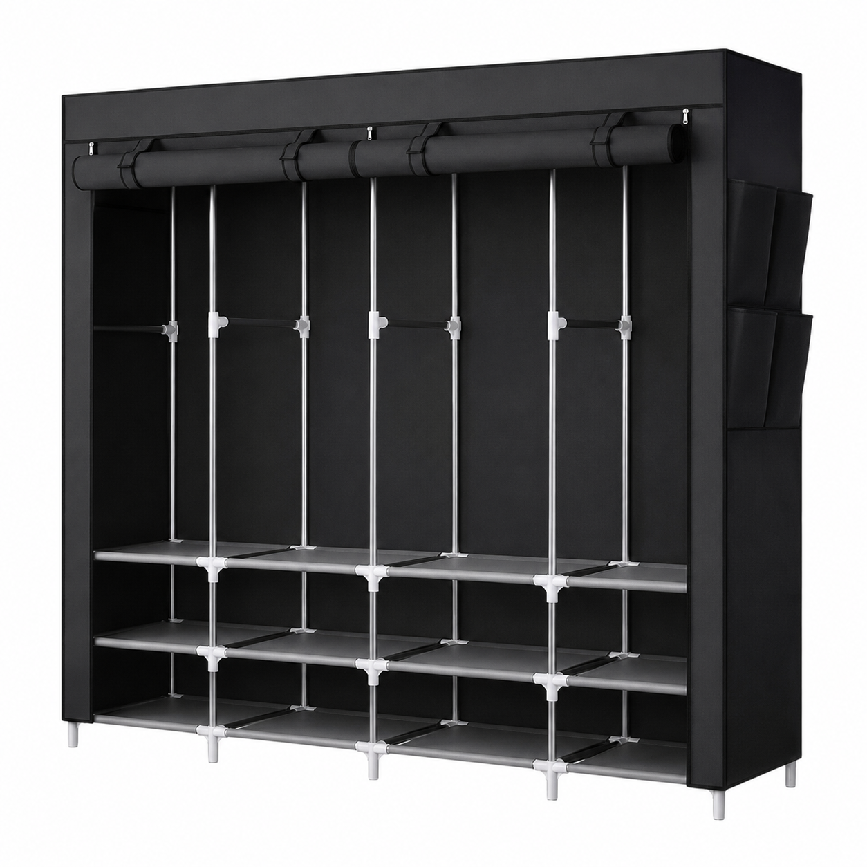 Шафа тканинна складана STORAGE WARDROBE 88170-N на 4 секції 170x45x165 см
