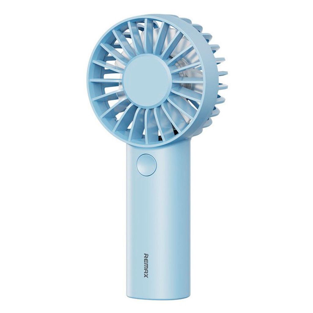 Вентилятор портативный Remax RS-SF06 настольный/ручной с аккумулятором 1200 mAh Blue (000520)