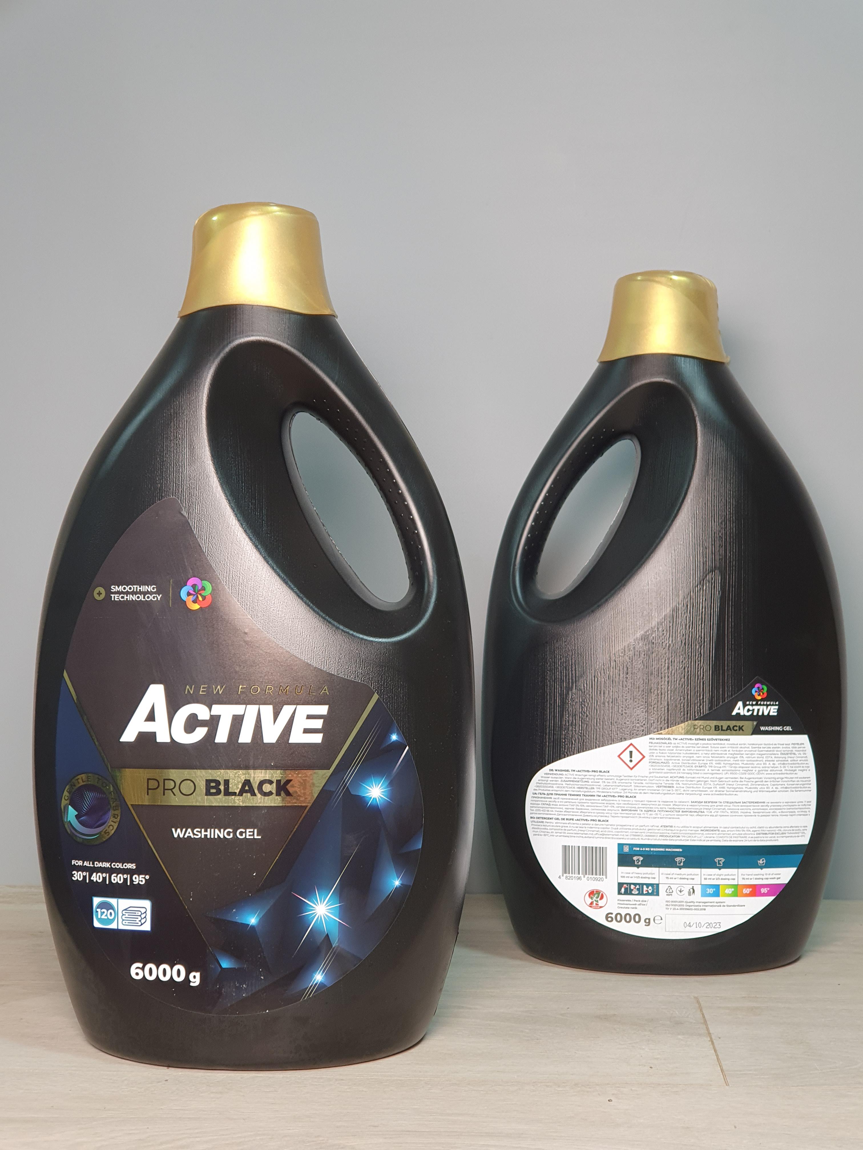 Гель для стирки Active Pro Black 6 л 120 стирок (13461385) - фото 3